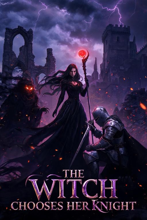 The Witch Chooses Her Knight, key art.